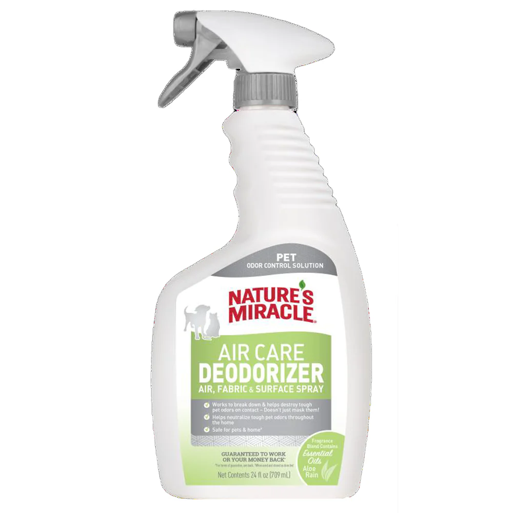 Nature's Miracle Air Care Deodorizer Ready to Use Spray Aloe Rain 24 oz