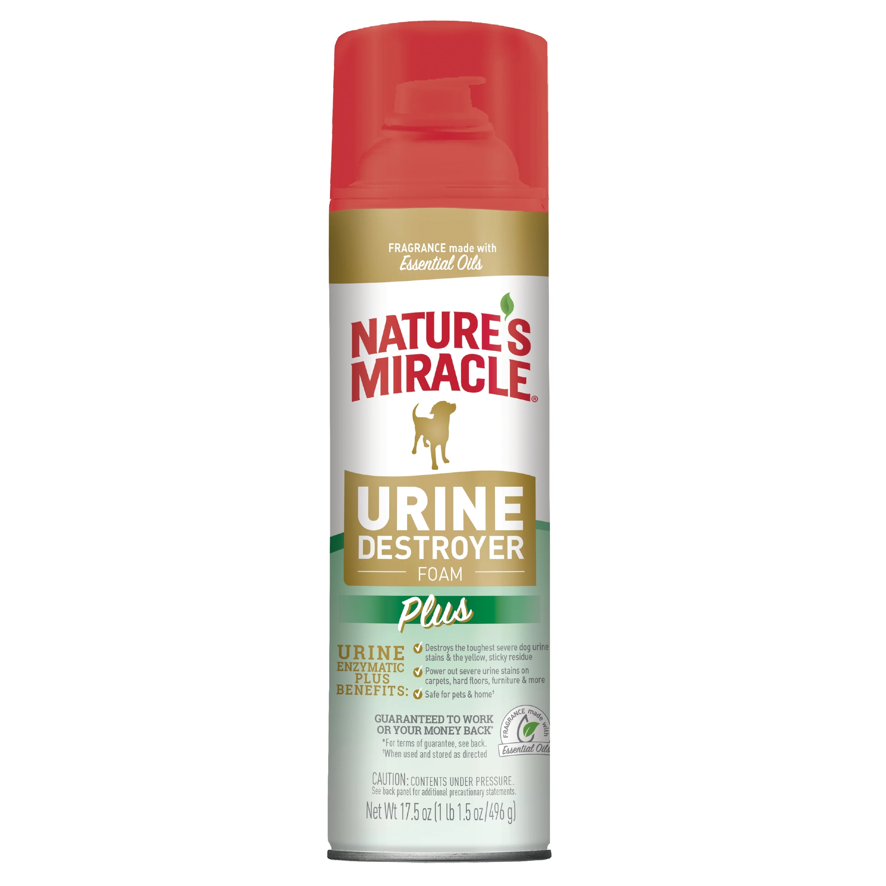 Nature's Miracle Dog Urine Destroyer Plus Foam Aerosol 17.5 oz