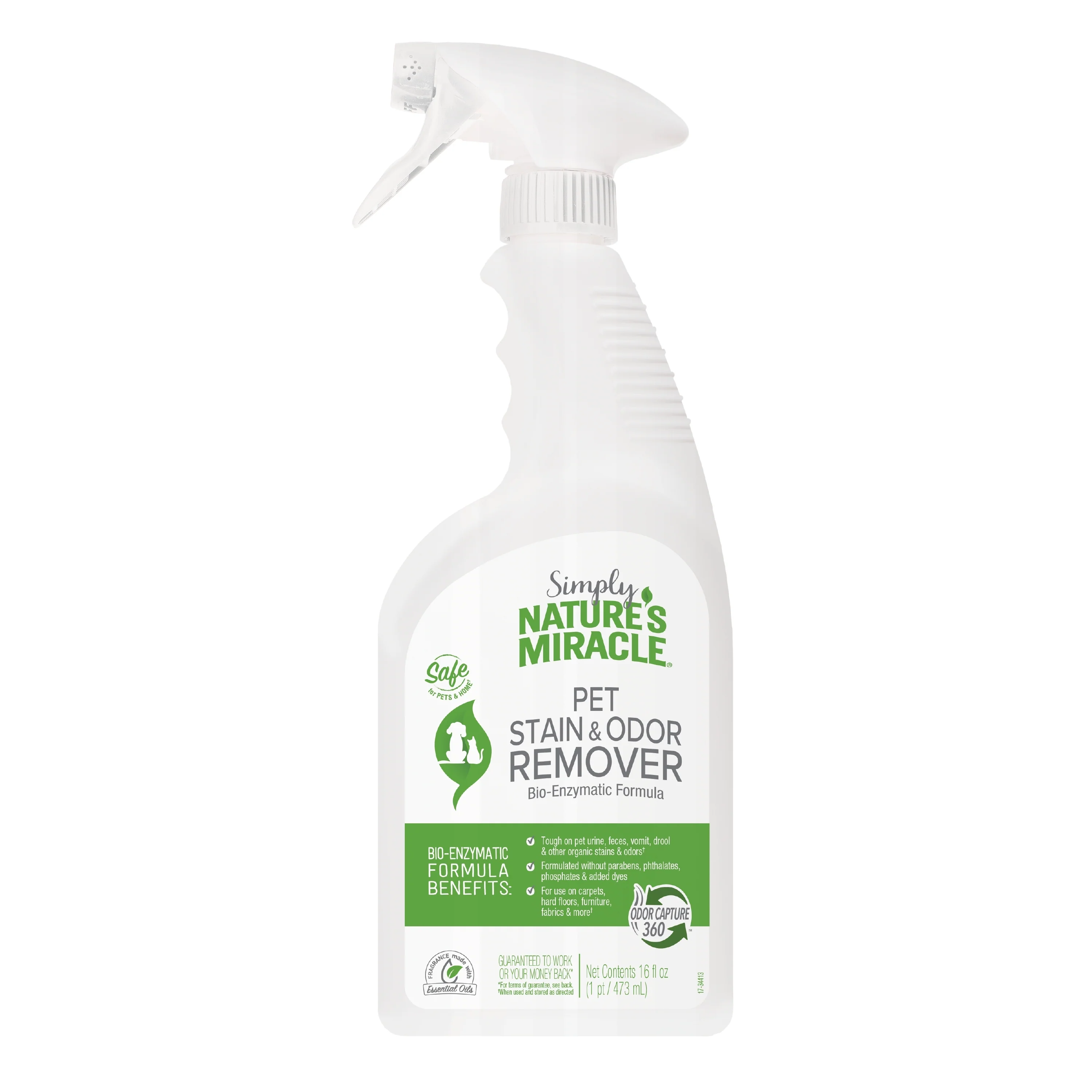 Nature's Miracle Pet Stain & Odor Remover Spray 16 oz