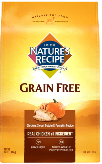 Nature's Recipe Grain Free Chicken Dog 12 lb. {L-1}799053 - Image 2