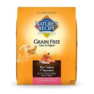 Nature's Recipe Grain Free Salmon Dog 12 lb. {L-1}799054