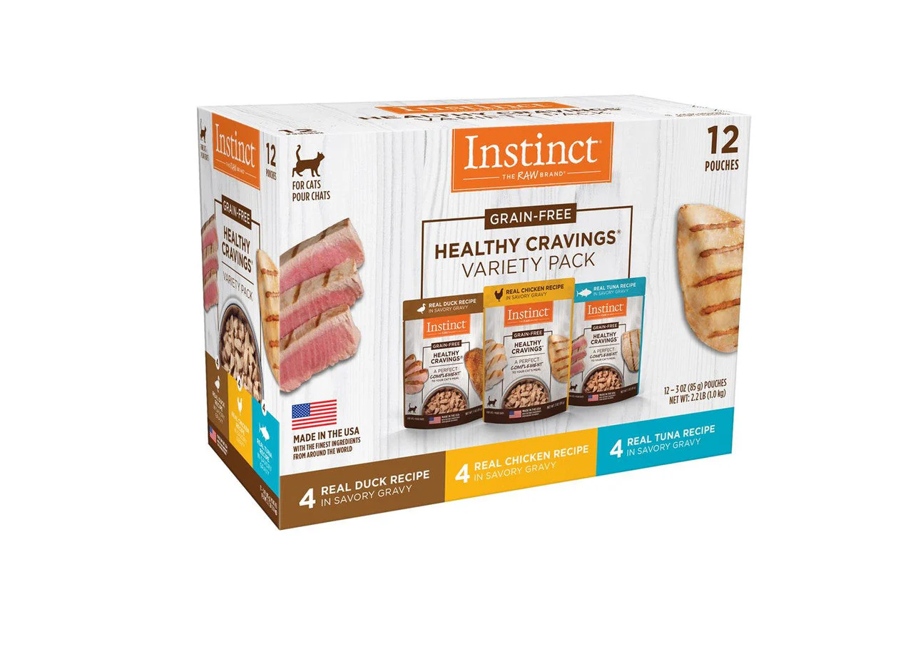 Nature's Variety Healthy Cravings Grain Free Variety Pack Cat recipe 2-12/3oz {L-1}699986