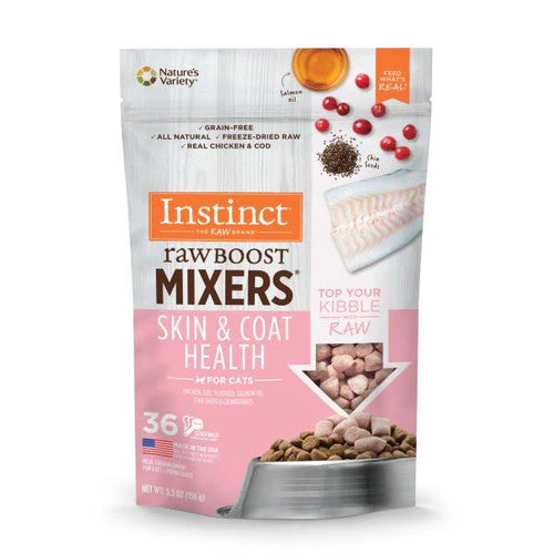 Nature"s Variety Instinct Raw Boost Mixers - Skin & Coat Health Cat 5.5oz {L+1}699965 - Image 2