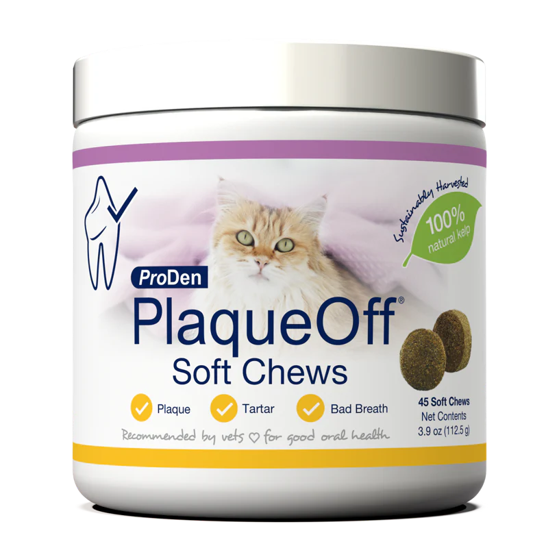 NaturVet Proden PlaqueOff Soft Chews for Cats 45 ct
