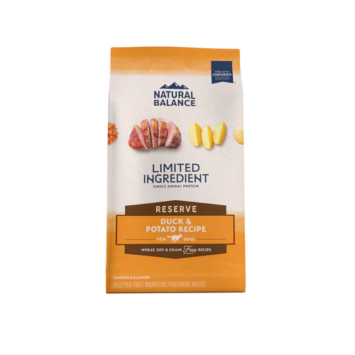 Natural Balance Pet Foods L.I.D. Adult Dry Dog Food Duck & Potato 4lb - Image 2