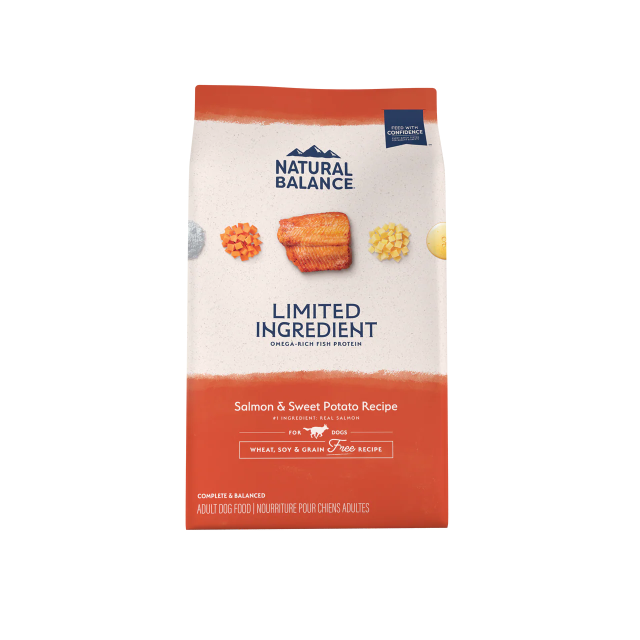 Natural Balance Pet Foods L.I.D. Adult Dry Dog Food Salmon & Sweet Potato 12lb