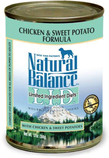 Natural Balance Limited Ingredient Diets Chicken & Sweet Potato Dog Food 12/13oz {L-1} 236404 - Image 2