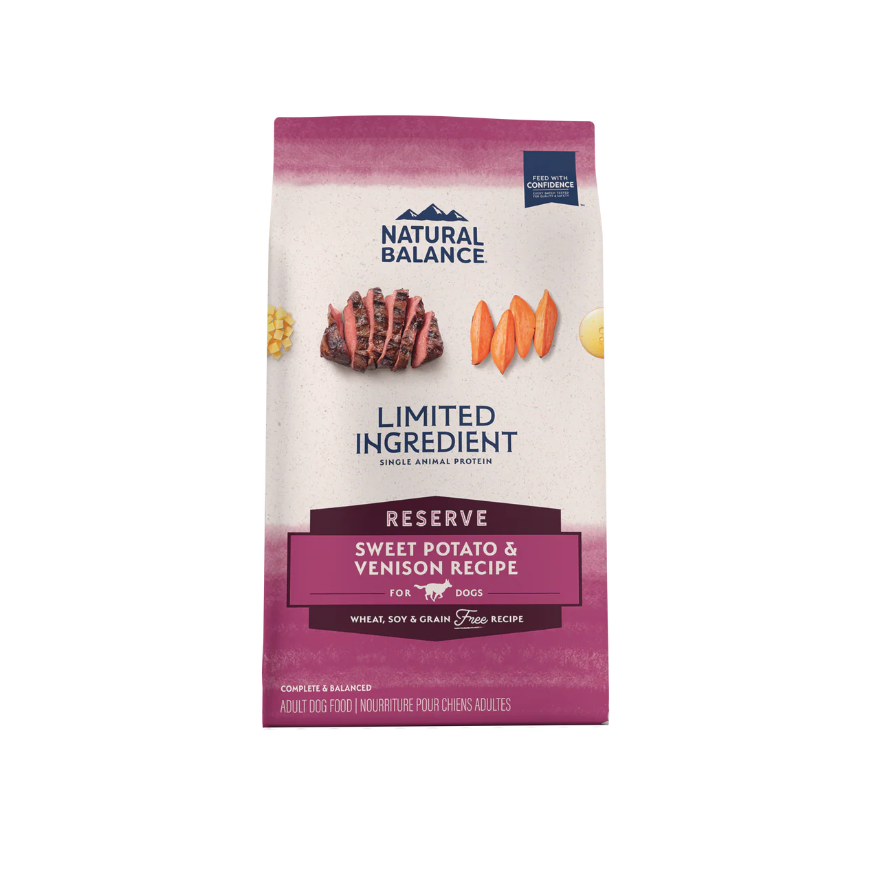 Natural Balance Pet Foods L.I.D. Adult Dry Dog Food Sweet Potato & Venison 12lb
