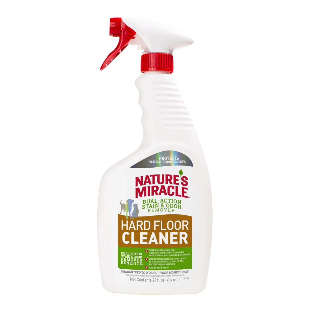 Nature's Miracle Hard Floor Cleaner Dual Action Stain & Odor Remover 24 fl. oz