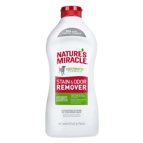 Nature's Miracle Dog Stain & Odor Remover Pour 32 oz - Image 2