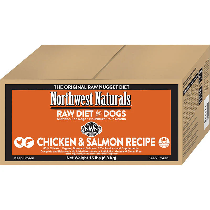 Northwest Naturals Dog Frozen Nuggets Chicken & Salmon Bulk 15lb SD-5