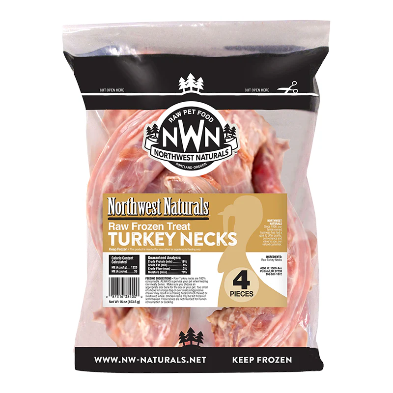Northwest Naturals Dog Frozen Turkey Necks 4ct SD-5