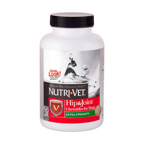 Nutri-Vet Hip & Joint Plus Liver Chewables 75 Count - Image 2