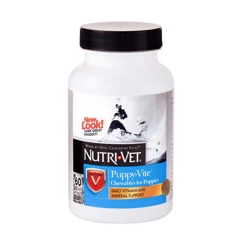 Nutri-Vet Puppy-Vite Liver Chewables 60 Count - Image 2