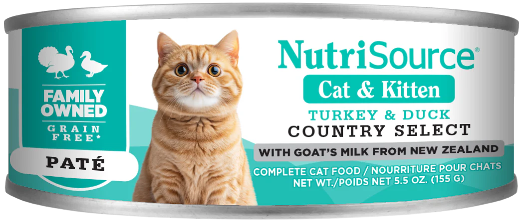 NutriSource Cat & Kitten Canned Cat Food Country Select 12ea/5.5 oz