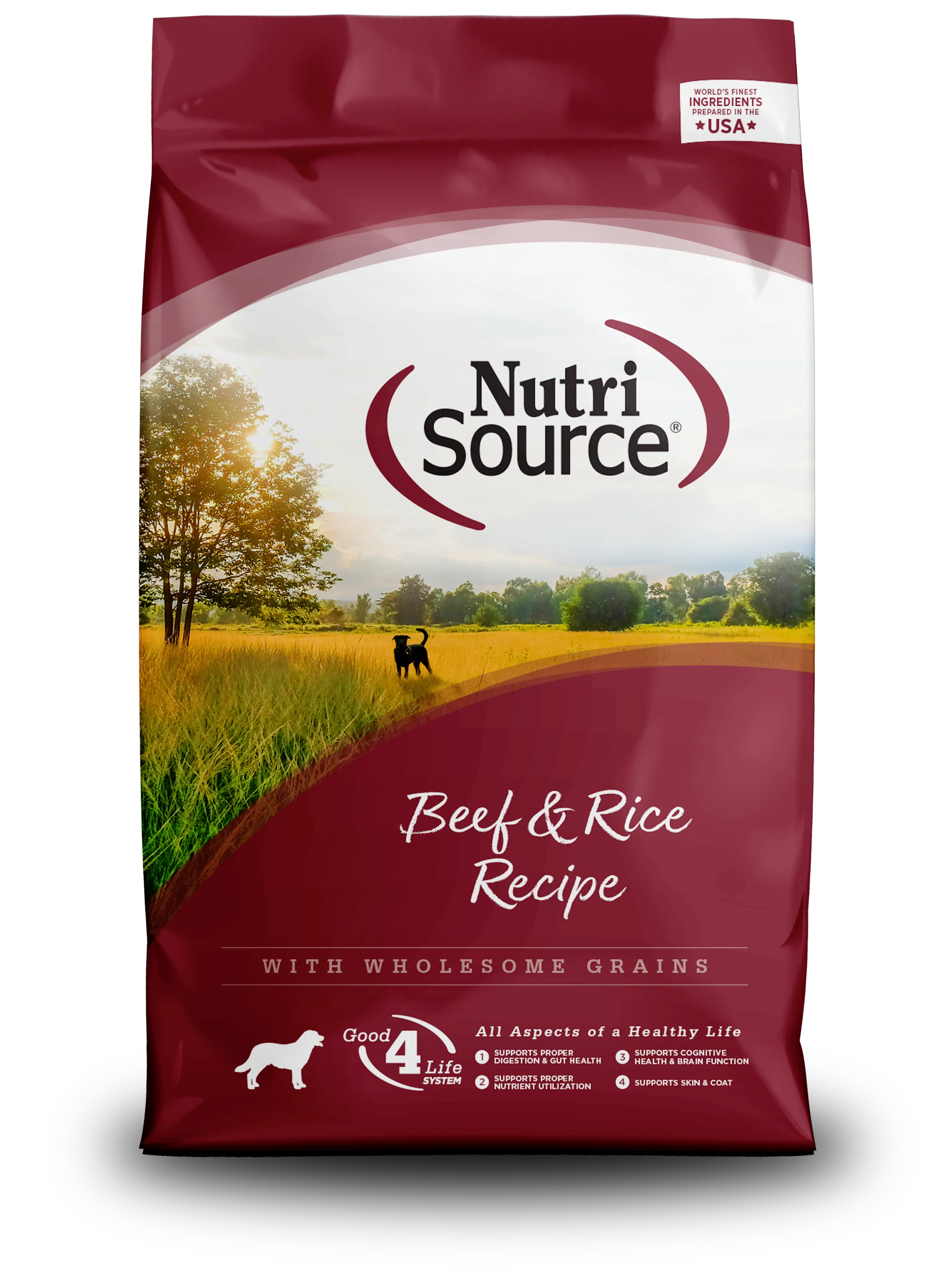 NutriSource Dry Dog Food Beef & Rice 26 lb