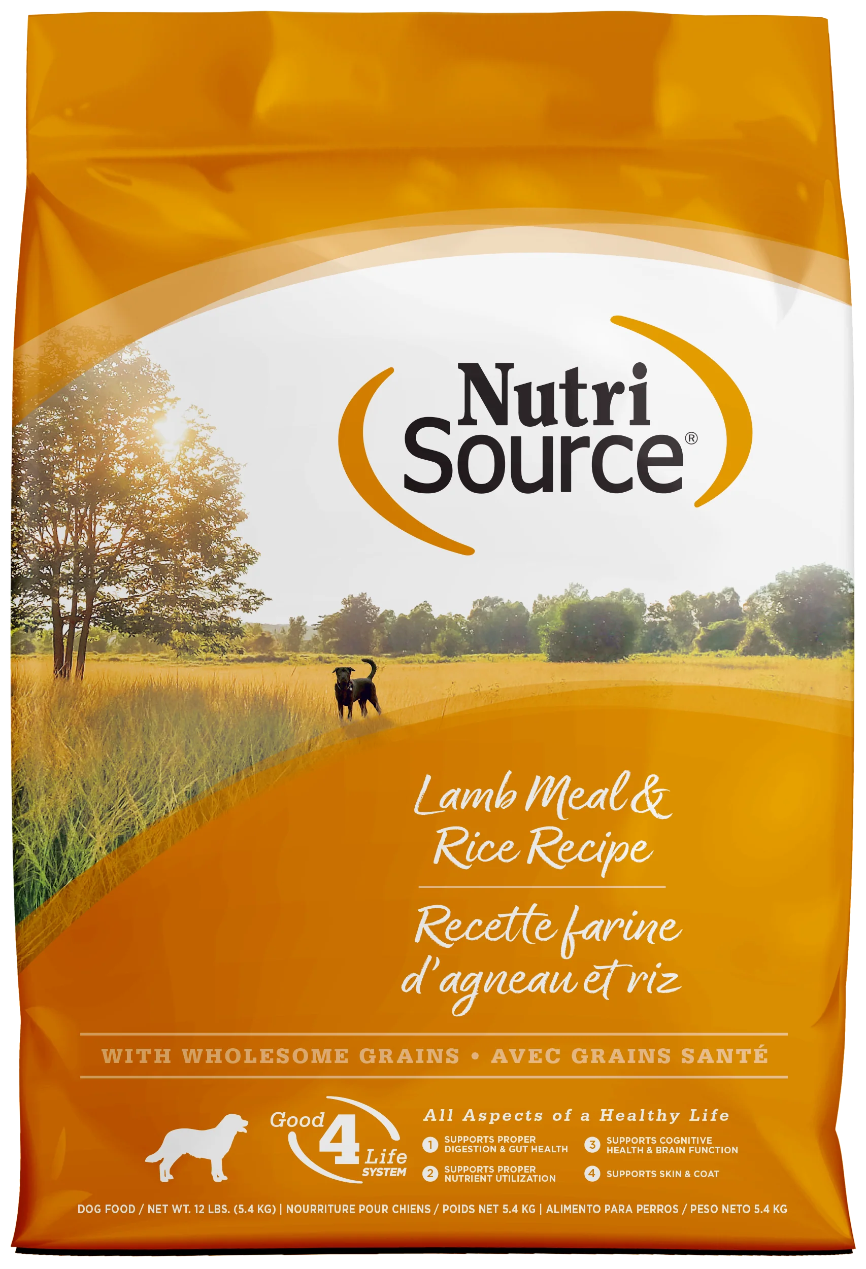 NutriSource Dry Dog Food Lamb Meal & Rice 12 lb