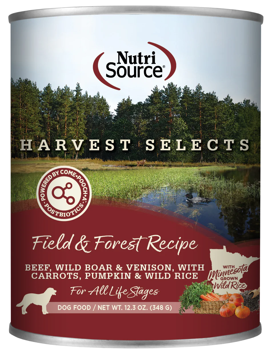 NutriSource Harvest Selects Canned Dog Food Field & Forest 12ea/12.3 oz