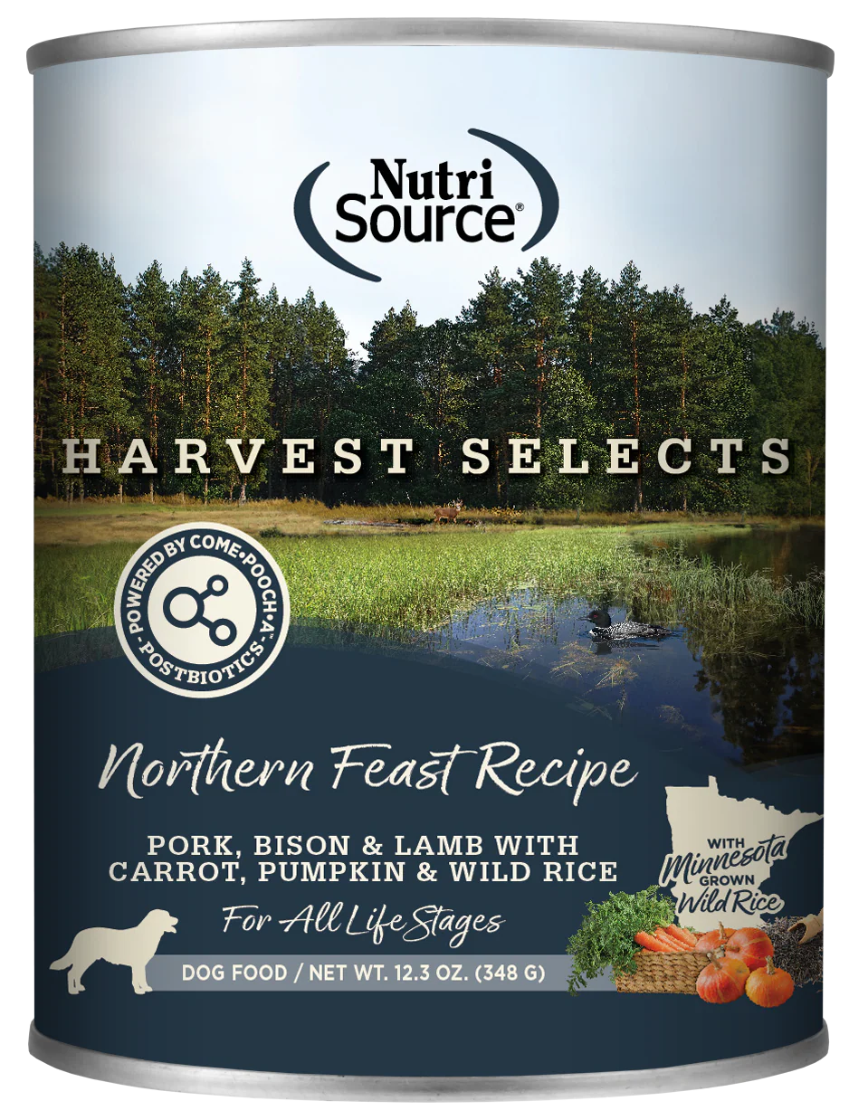 NutriSource Harvest Selects Canned Dog Food Northern Feast 12ea/12.3 oz