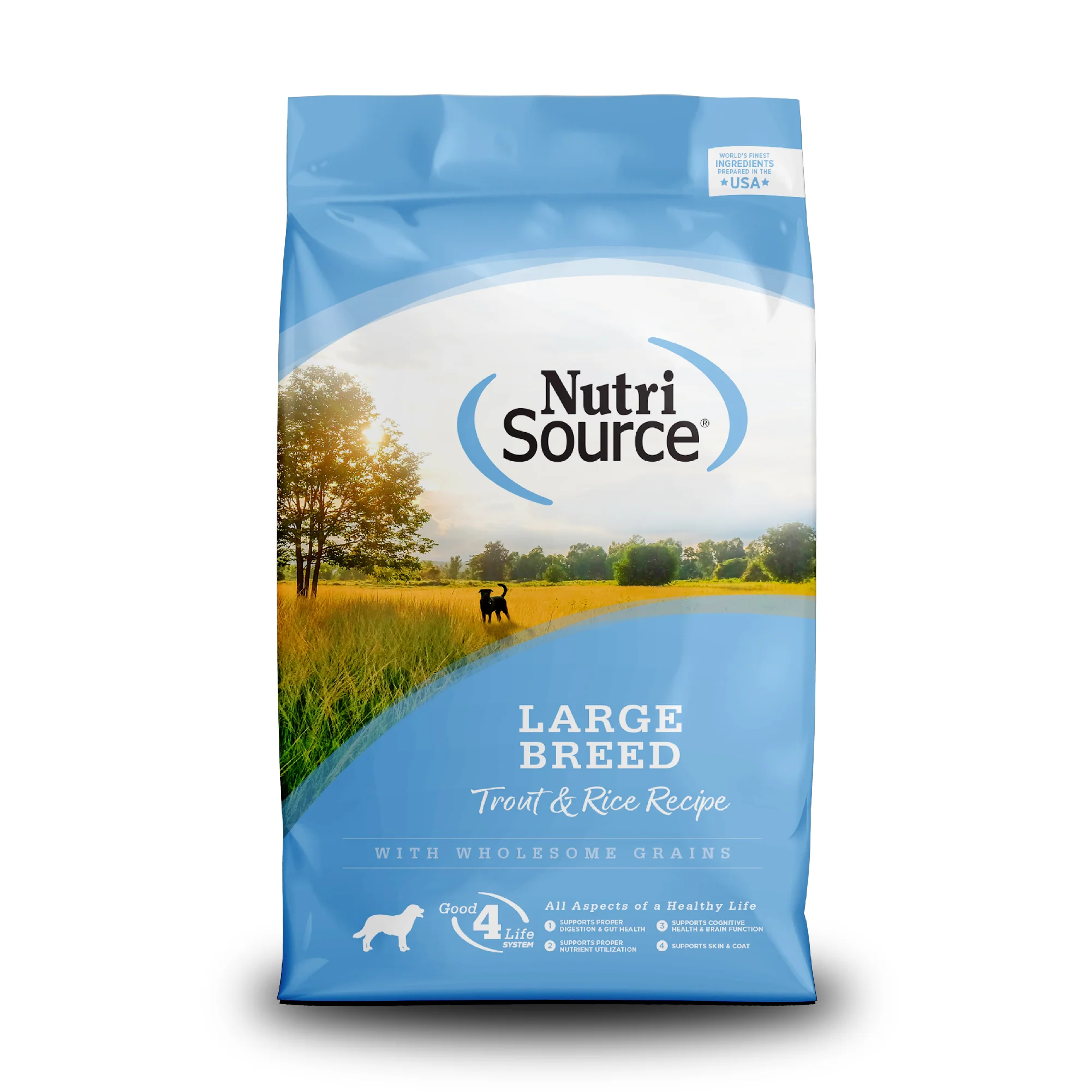 NutriSource Large Breed Dry Dog Food Trout & Rice 26 lb
