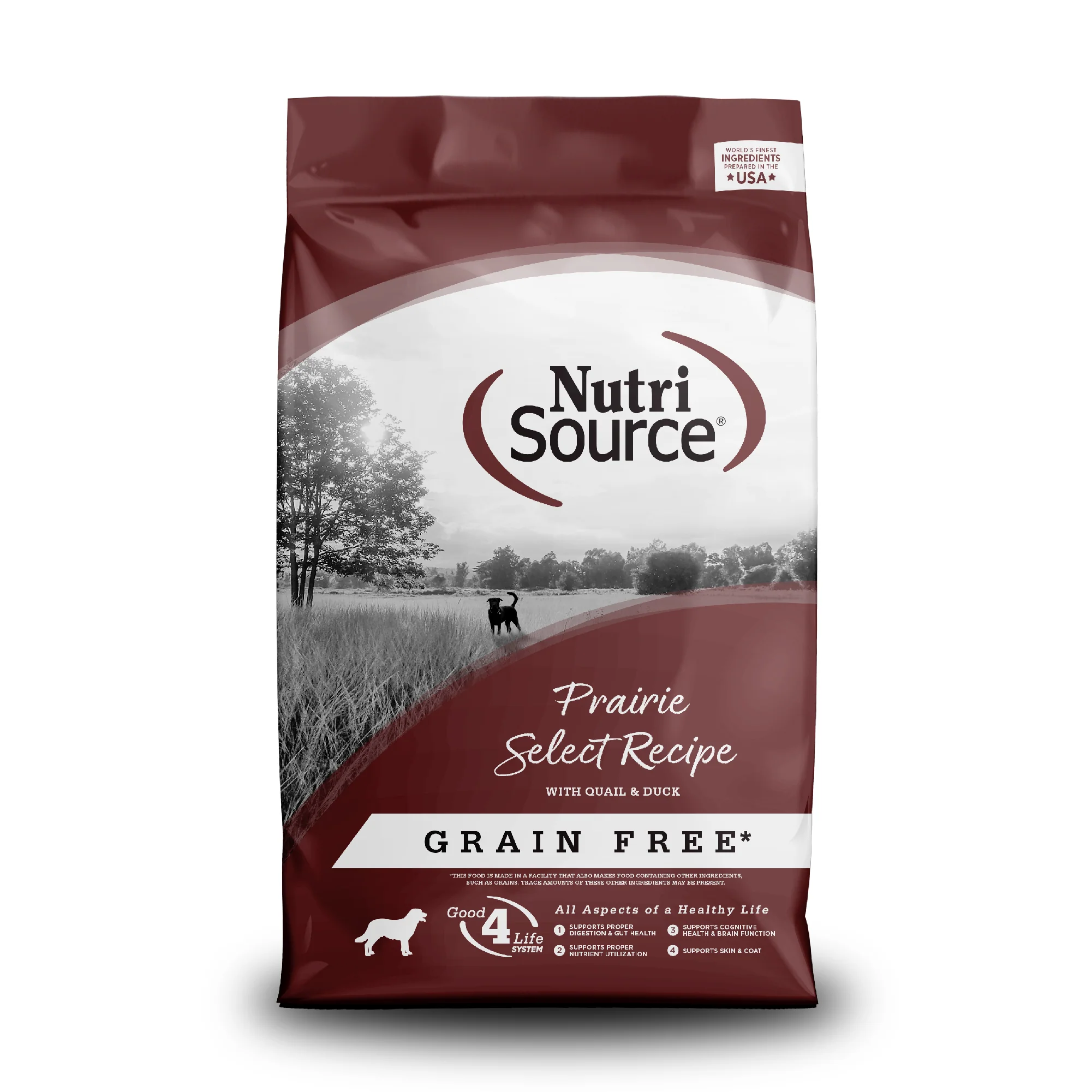 NutriSource Select Recipe Grain Free Dry Dog Food Prarie Select 26 lb