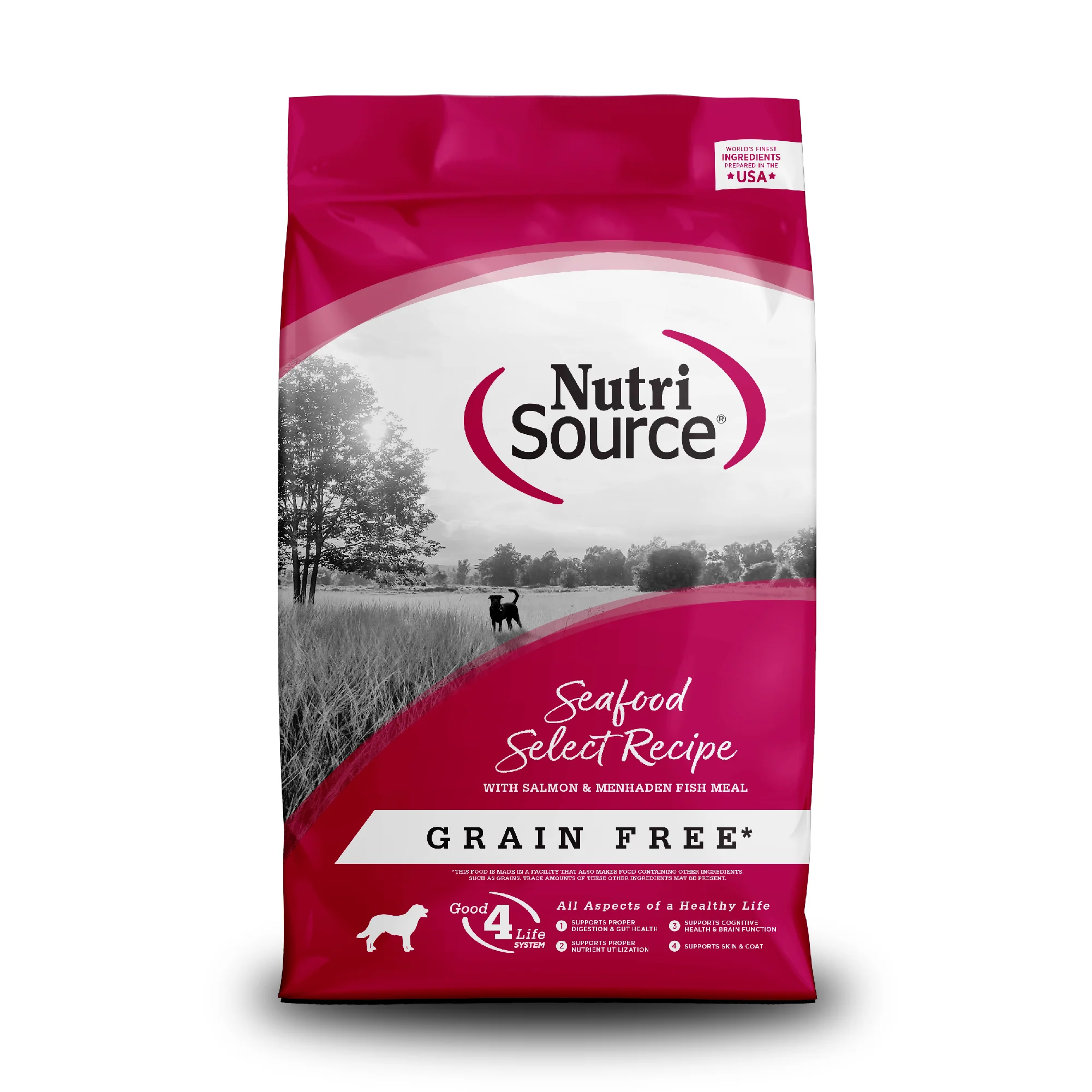 NutriSource Select Recipe Grain Free Dry Dog Food Seafood Select 26 lb