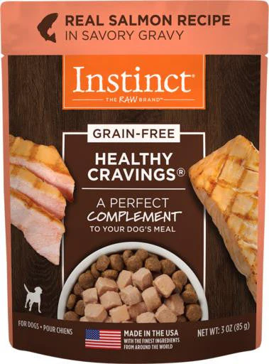 Nature's Variety Instinct Healthy Cravings Pouches Dog - Salmon 24/3 Oz {L+1} 699789 - Image 2