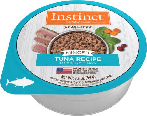 Nature's Variety Instinct Minced Cups Cat Tuna 12/3.5 Oz {L-1} 699839 - Image 2