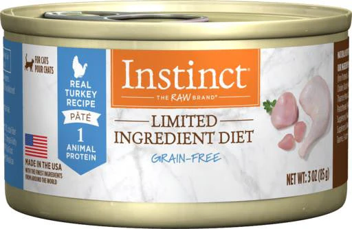 Nature's Variety LID Turkey Formula Feline 24/3 Oz {L-1} 699028