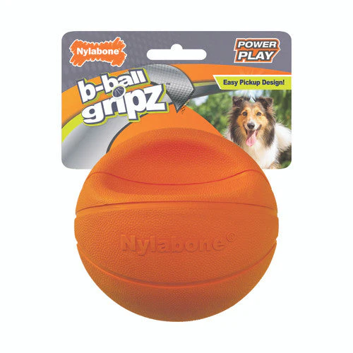 Nylabone Power Play Dog Basketball B-Ball Gripz Medium (1 Count) - Image 2