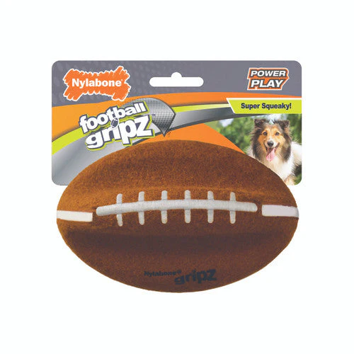 Nylabone Power Play Dog Football Gripz Medium (1 Count) - Image 2