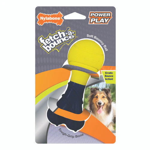 Nylabone Power Play Rubber Dog Toy Fetch-a-Bounce Small (1 Count) - Image 2