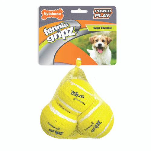 Nylabone Power Play Dog Tennis Ball Gripz Small (3 Count) - Image 2
