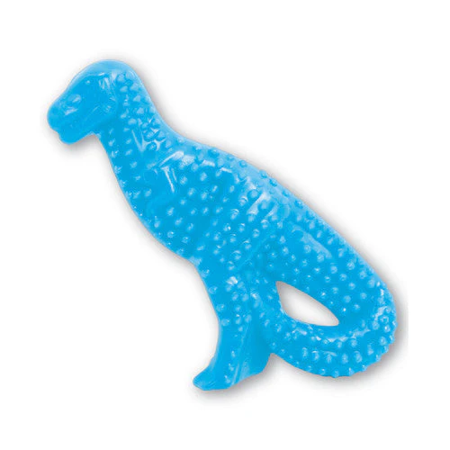Nylabone Puppy Dental Dinosaur Chew Toy for Teething Puppies Chicken Small/Regular (1 Count) - Image 2