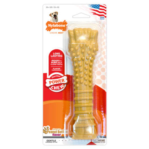 Nylabone Power Chew Durable Dog Toy Peanut Butter X-Large/Souper (1 Count) - Image 2