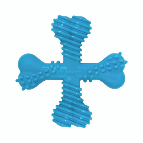 Nylabone Dog Toy Power Chew Dog Toy for Aggressive Chewers - X-Shape Dog Toy - X-Shaped Beef Small/Regular (1 Count) - Image 2