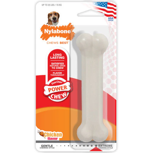 Nylabone Power Chew Durable Dog Toy Chicken Medium/Wolf (1 Count) - Image 2