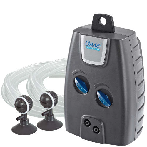 OASE OxyMax 200 Aquarium Air Pump Black - Image 2