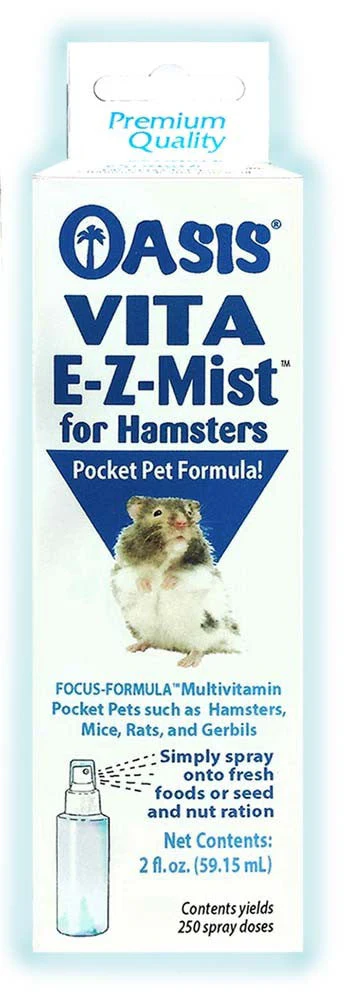 Oasis VITA E-Z-Mist Multivitamin Spray for Hamster & Pocket Pets 2 fl. oz