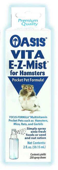 Oasis VITA E-Z-Mist Multivitamin Spray for Hamster & Pocket Pets 2 fl. oz - Image 2