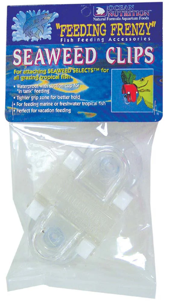 Ocean Nutrition Nutrition Feeding Frenzy Seaweed Clips Clear 2 Pack