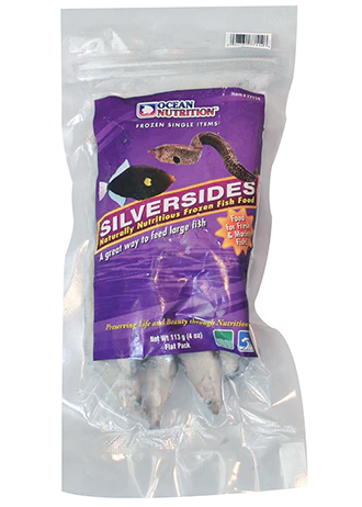 Ocean Nutrition Silversides Frozen Fish Food 16 oz SD-5