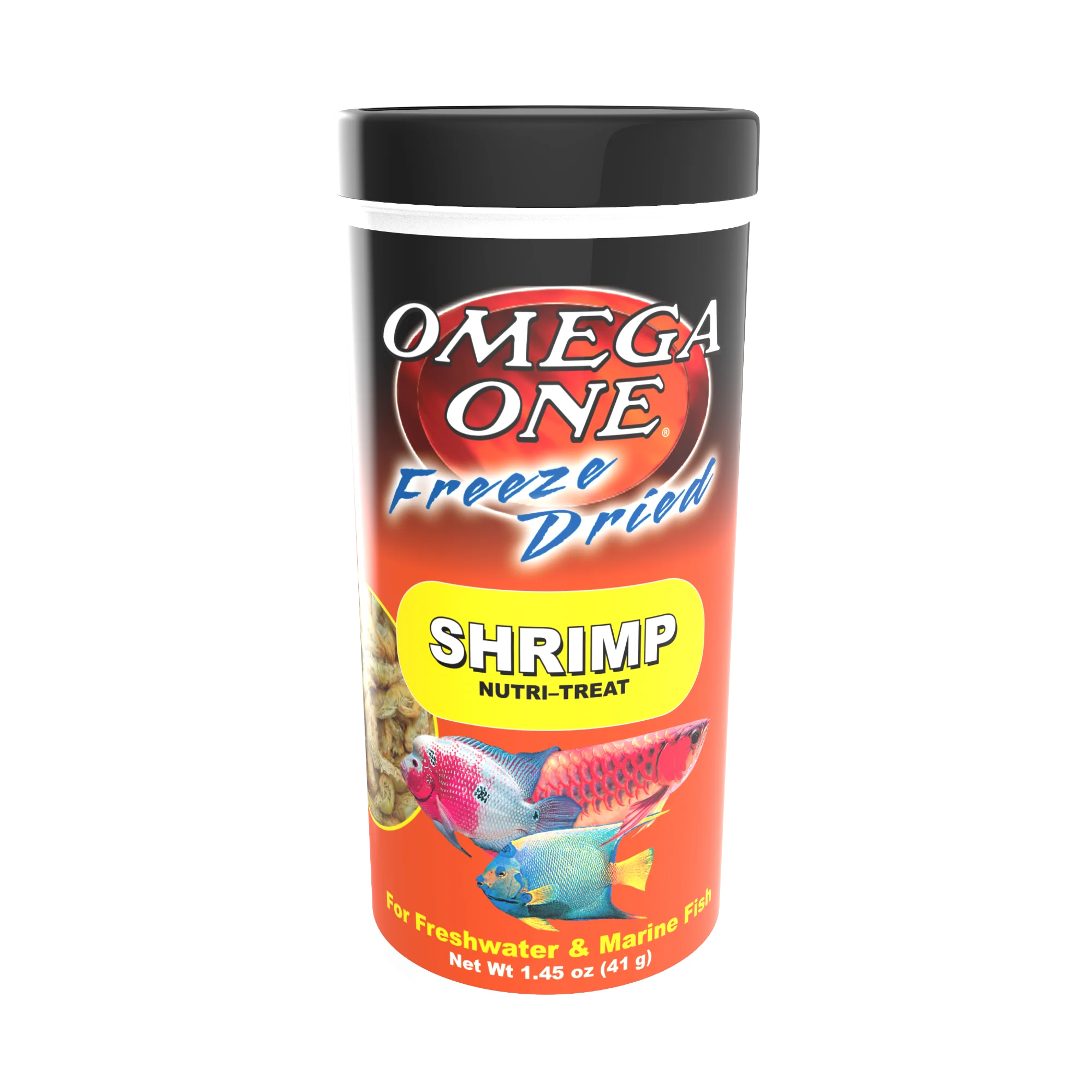 Omega One Freeze Dried Shrimp Fish Food 1.45 oz