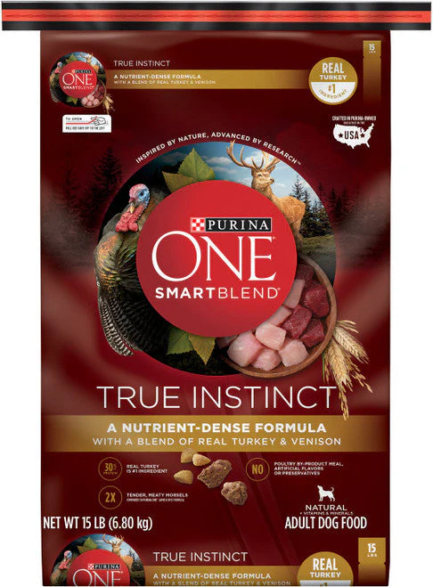 Purina One Smartblend True Instinct With Real Turkey & Venison 15lb {L-1}178586 - Image 2