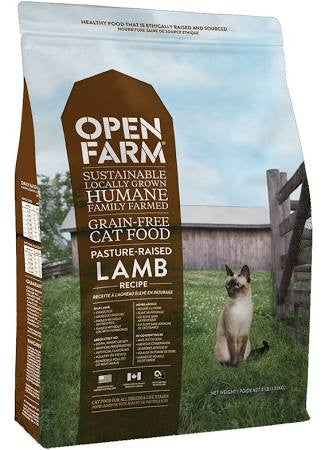 Open Farm Cat Pastured Lamb 4lb {L-x}