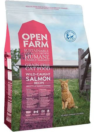 Open Farm Cat Wild Caught Salmon 4lb {L-x}