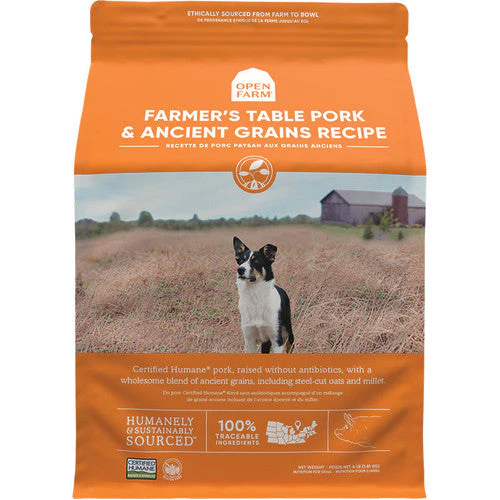 Open Farm Dog Ancient Grain Farmer's Table Pork 11lb - Image 2