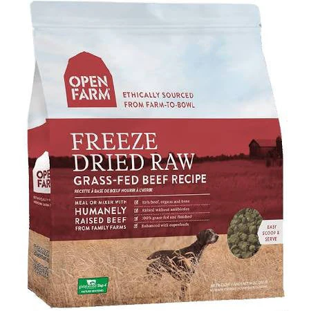 Open Farm Dog Freeze Dried Grassfed Beef 13.5oz {L+x}