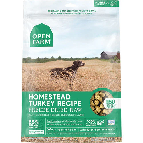 Open Farm Dog Freeze Dried Morsels Turkey 22oz - Image 2