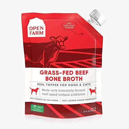 OPEN FARM DOG CAT BONE BROTH BEEF 12OZ 6 PACK - Image 2